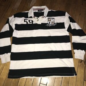 Guinness Beer Mens XL Striped Rugby Shirt